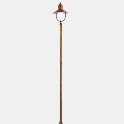 Lampione da Giardino Vintage in Ottone e Rame 3 Misure - Borgo by Il Fanale