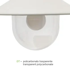 Lampione Giardino a 3 Luci in Alluminio Realizzato in Italia - Cassandra