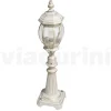 Lampione Giardino Stile Vintage in Alluminio Bianco Made in Italy - Dodo