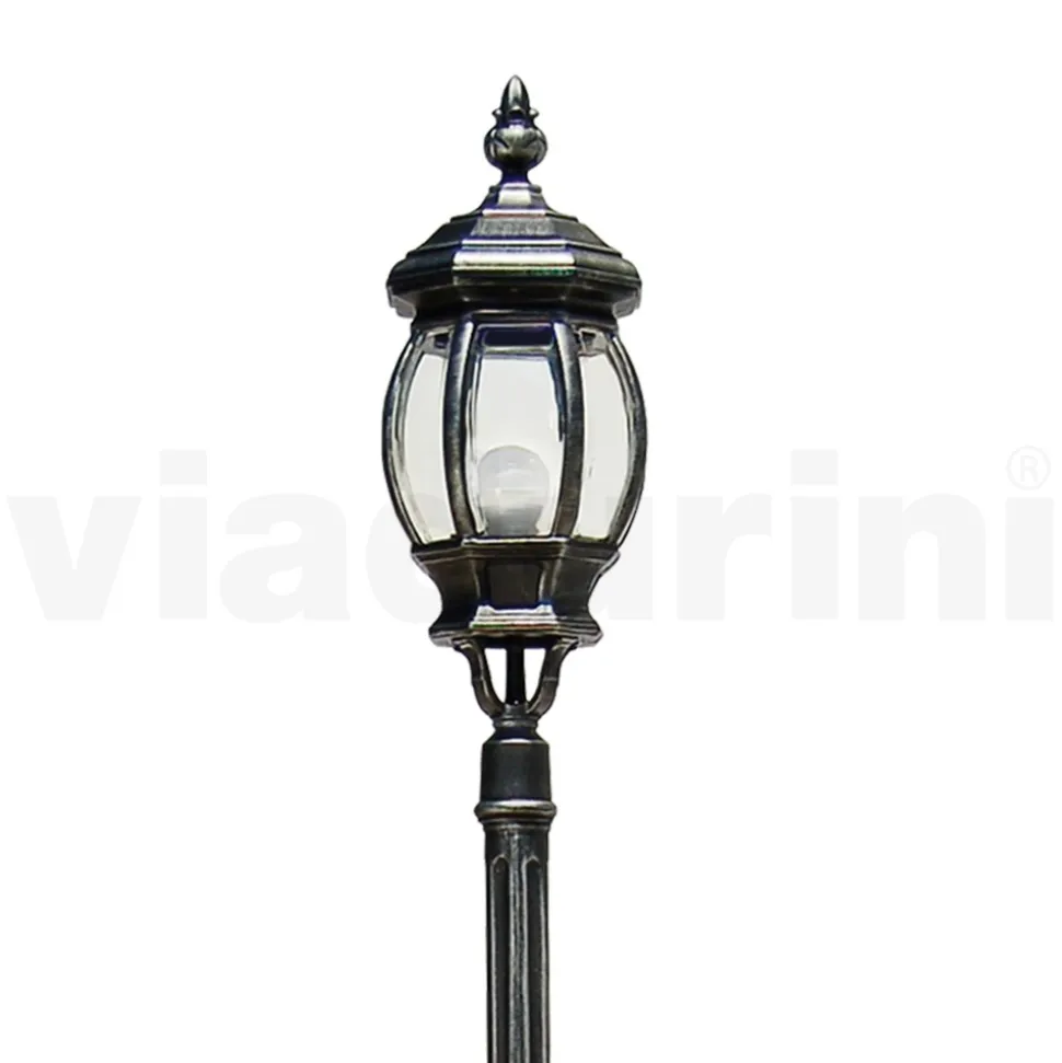 Lampione in Stile Vintage in Alluminio Pressofuso Made in Italy - Leona