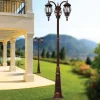 Lampione 3 Luci Stile Vintage in Alluminio Realizzato in Italia - Leona