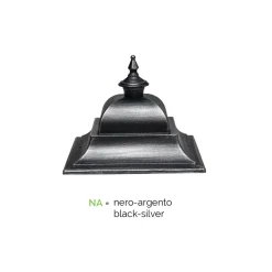 Lampione Vintage da Esterno in Alluminio Realizzato in Italia - Bonaria