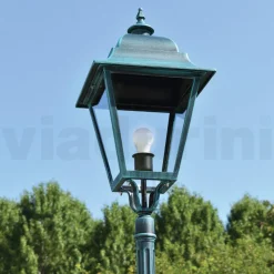 Lampione Vintage da Esterno in Alluminio Realizzato in Italia - Bonaria
