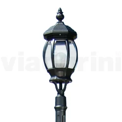 Lampione Vintage per Esterno in Alluminio Antracite Made in Italy - Impero