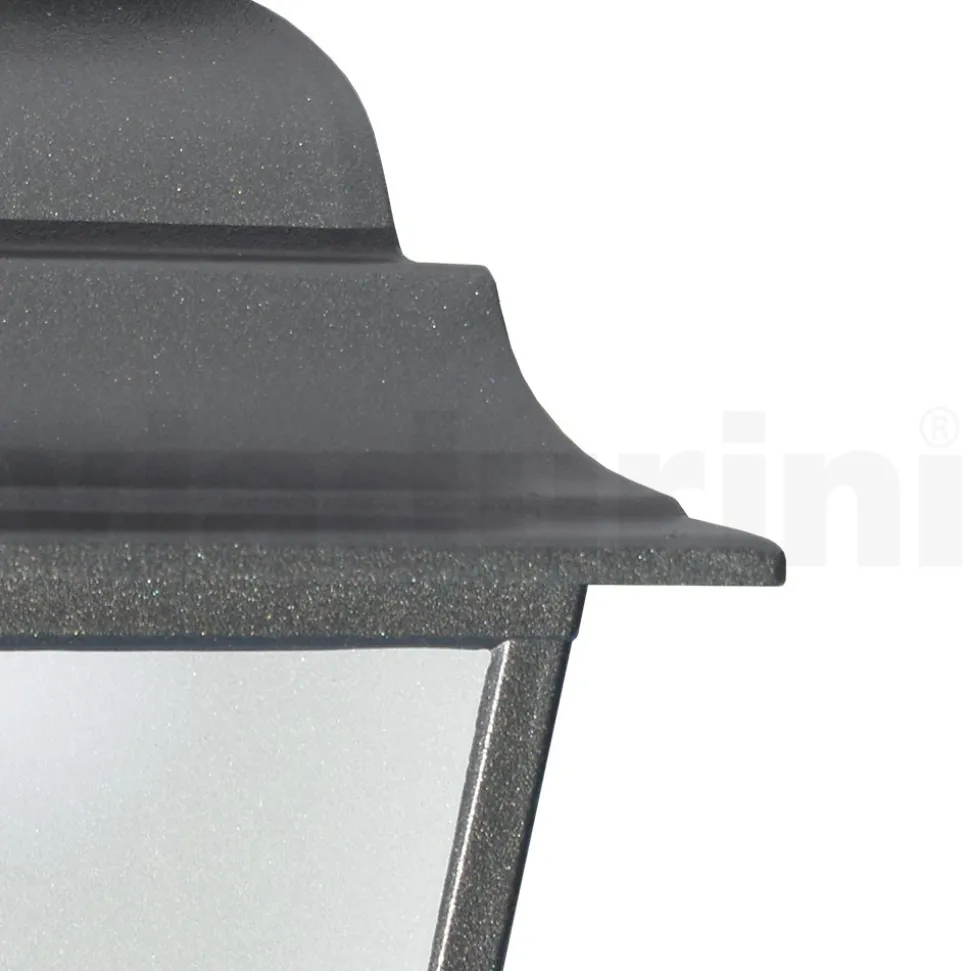Lanterna a Soffitto in Alluminio Pressofuso e Diffusore in Vetro - Scintilla