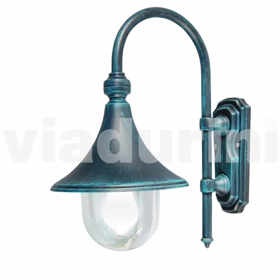 Lanterna da parete da giardino in alluminio made in Italy, Anusca
