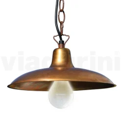 Lanterna per Esterno Vintage in Alluminio e Ottone Made in Italy - Adela
