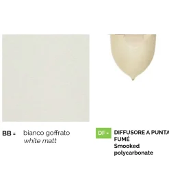 Lanterna per giardino a parete in alluminio bianco made in Italy,Anusca