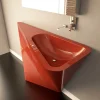 Lavabo a colonna moderno realizzato artigianalmente Mullet