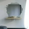 Lavabo appoggio design moderno a forma di foglia Faruglium