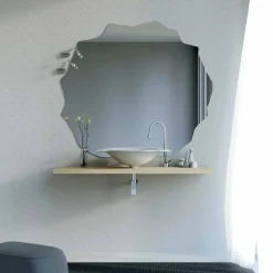 Lavabo appoggio design moderno a forma di foglia Faruglium