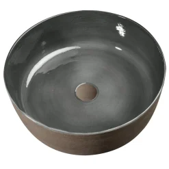 Lavabo Bagno da Appoggio in Argilla Tornito a Mano Made in Italy - Tatiana