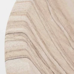 Lavabo Bagno da Appoggio in Pietra Sand Stone Forma Rotonda - Cerasolo
