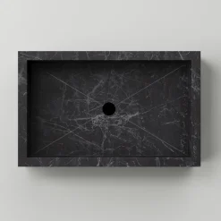 Lavabo Bagno in Gres Porcellanato Effetto Marmo Made in Italy - Ludmilla