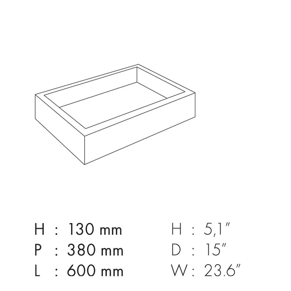 Lavabo Bagno in Gres Porcellanato Effetto Marmo Made in Italy - Ludmilla