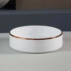 Lavabo Bagno in Grès Porcellanato Tornito a Mano Made in Italy - Freccette
