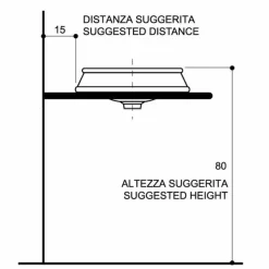 Lavabo bagno semincasso in fire clay e oro fatto in Italia, Manilo