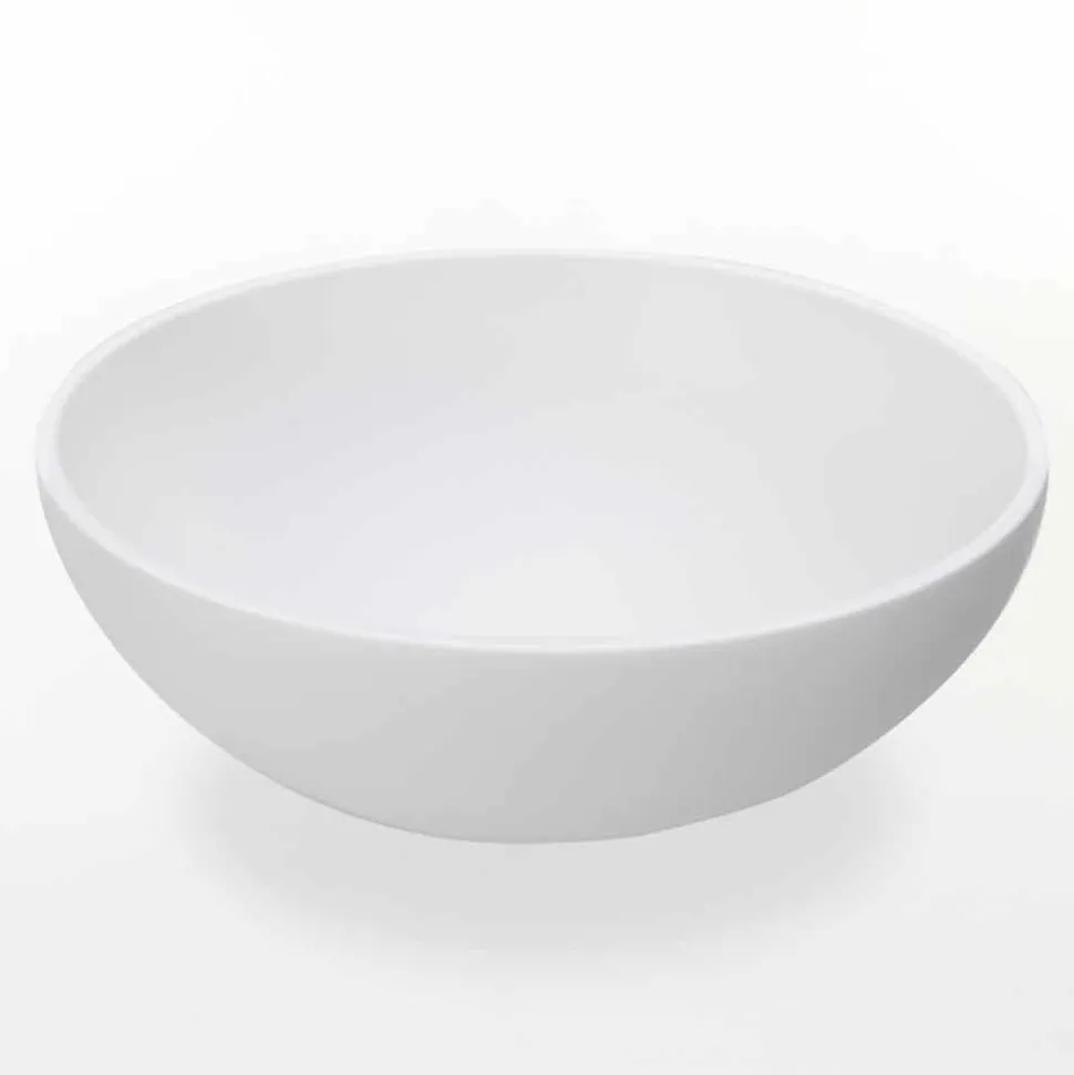 Lavabo da Appoggio Circolare di Design Moderno in Resina Made in Italy – Cavan