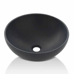 Lavabo da Appoggio Circolare di Design Moderno in Resina Made in Italy – Cavan