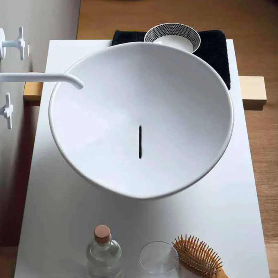 Lavabo da appoggio design di tendenza in ceramica made Italy Animals