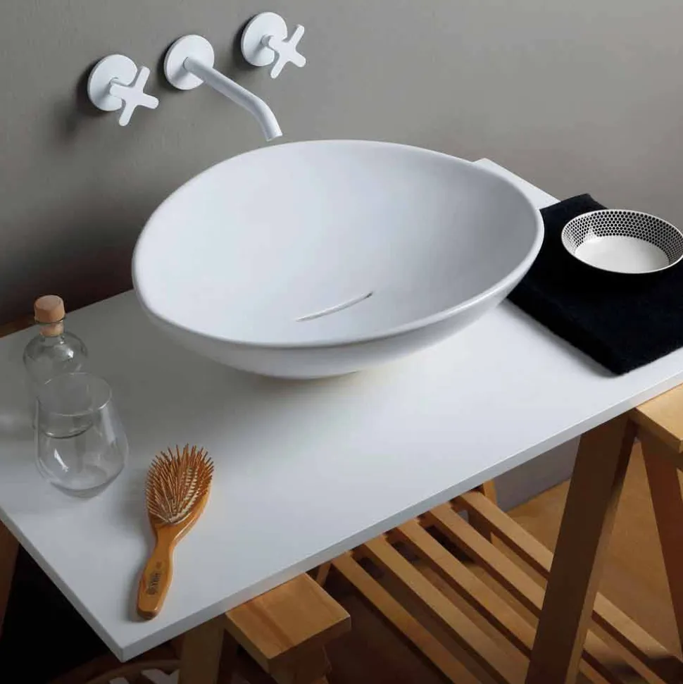 Lavabo da appoggio design di tendenza in ceramica made Italy Animals