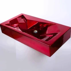 Lavabo da appoggio design moderno Brill, fatto in Italia