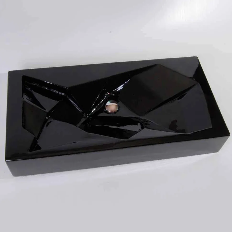 Lavabo da appoggio design moderno Brill, fatto in Italia