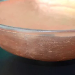 Lavabo da Appoggio di Design in Resina Trasparente e Rame - Salvatore