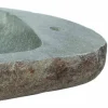 Lavabo da appoggio di design in pietra naturale Kai, pezzo unico