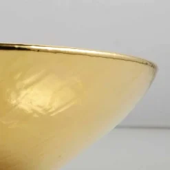 Lavabo da appoggio di design in ceramica gold made in Italy Animals