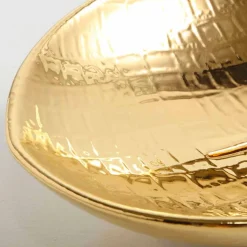 Lavabo da appoggio di design in ceramica gold made in Italy Animals