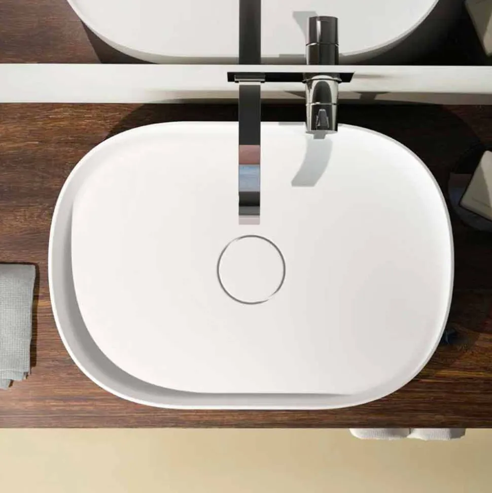 Lavabo da appoggio di design made in Italy, Formicola