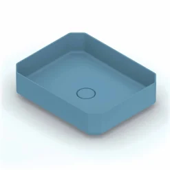 Lavabo da appoggio in ceramica moderno prodotto in Italia, Zulimo