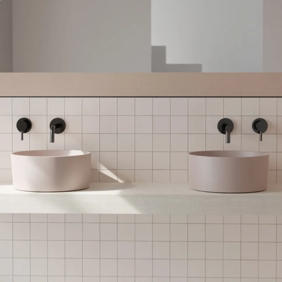 Lavabo da Appoggio in Ceramica di Diverse Finiture Made in Italy - Palline