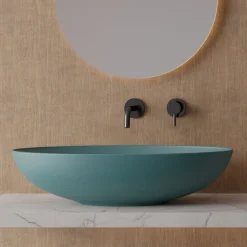 Lavabo da Appoggio in Ceramica Lucida o Opaca Made in Italy - Ferry