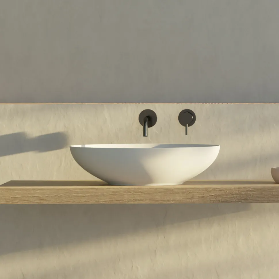 Lavabo da Appoggio in Ceramica Lucida o Opaca Made in Italy - Ferry