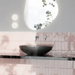 Lavabo da Appoggio in Ceramica Lucida o Opaca Made in Italy - Ferry