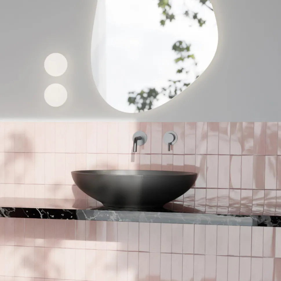 Lavabo da Appoggio in Ceramica Lucida o Opaca Made in Italy - Ferry