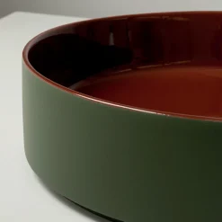 Lavabo da Appoggio in Gres Porcellanato Tornito a Mano Made in Italy - Halo