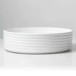 Lavabo da Appoggio in Gres Porcellanato Argento o Bianco - Vibrazione