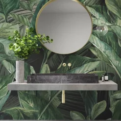 Lavabo da Appoggio in Gres Porcellanato Effetto Marmo Made in Italy - Cervia