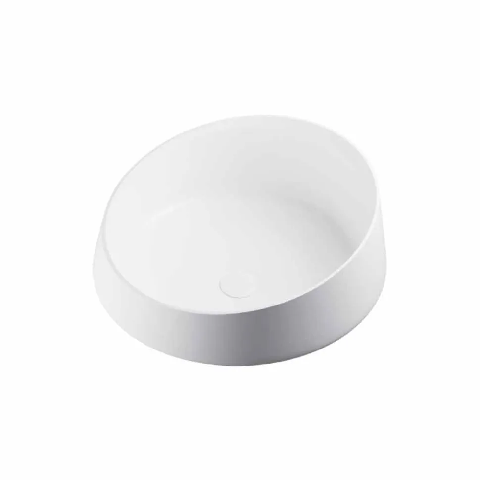 Lavabo da appoggio in Solid Surface fatto in Italia,Dongo