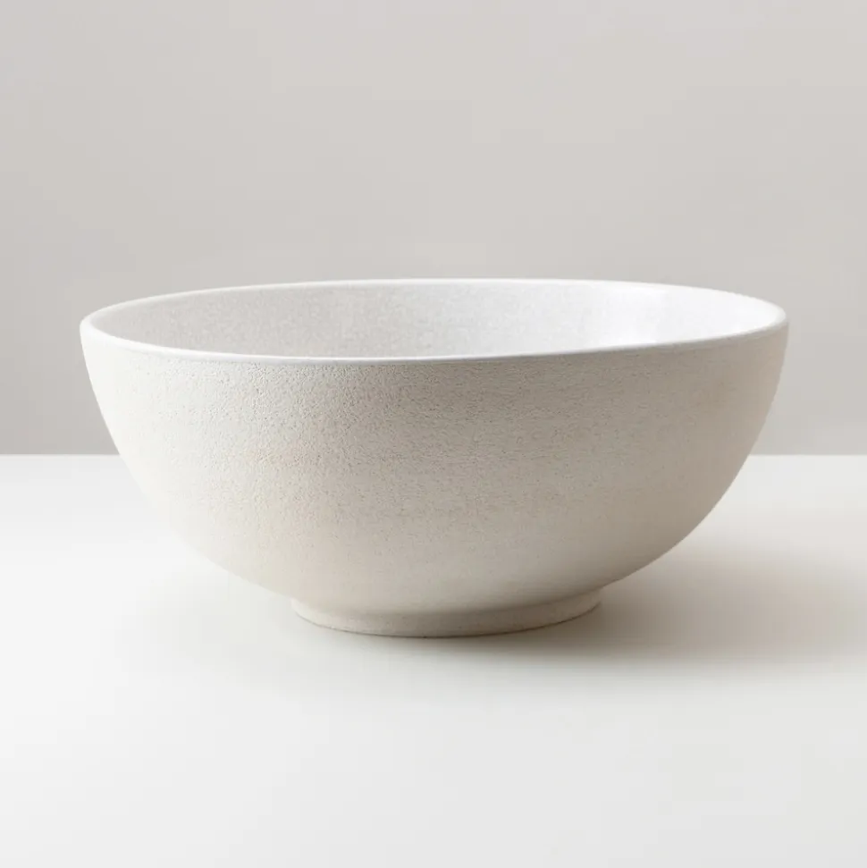 Lavabo da Appoggio in Terra Raku Tornita a Mano Made in Italy - Magma