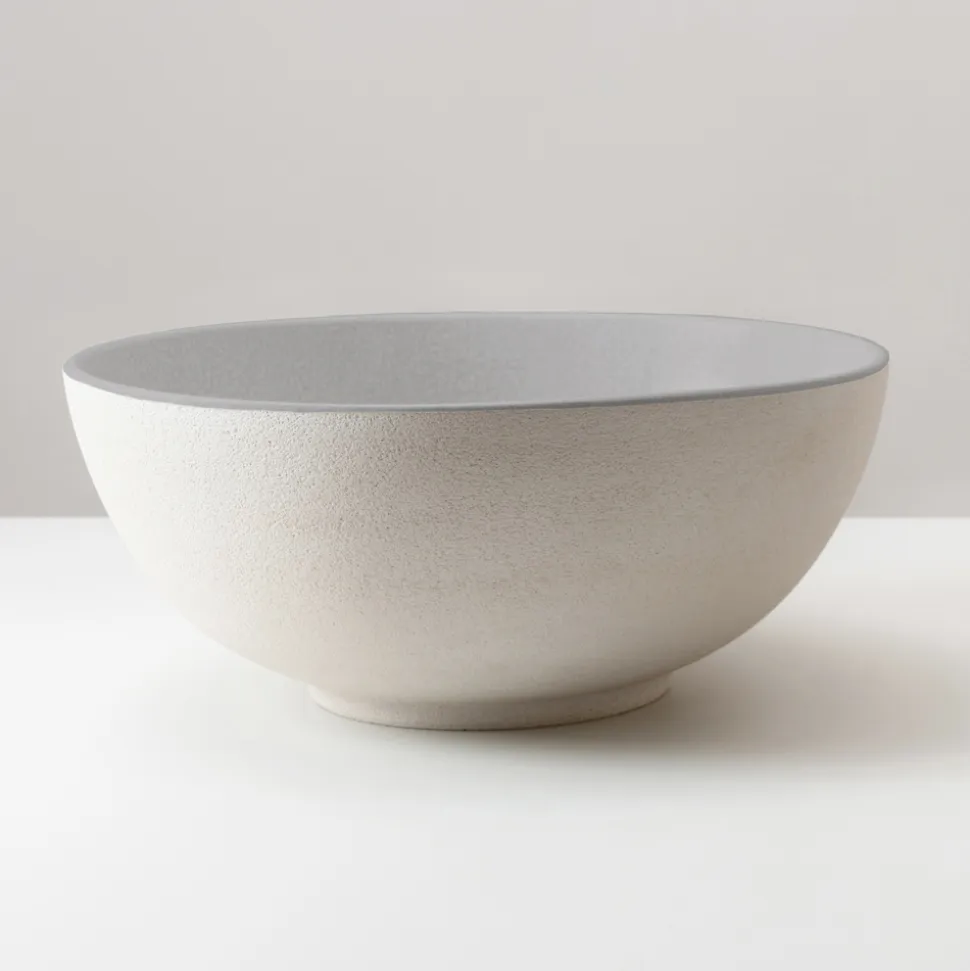 Lavabo da Appoggio in Terra Raku Tornita a Mano Made in Italy - Magma