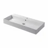 Lavabo da Appoggio o Parete di Design in Ceramica Colorata Leivi