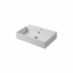 Lavabo da Appoggio o Parete di Design in Ceramica Colorata Leivi
