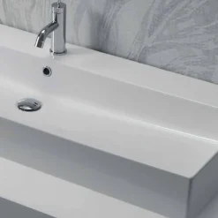 Lavabo da Appoggio o Parete in Ceramica Colorata o Bianca Leivi