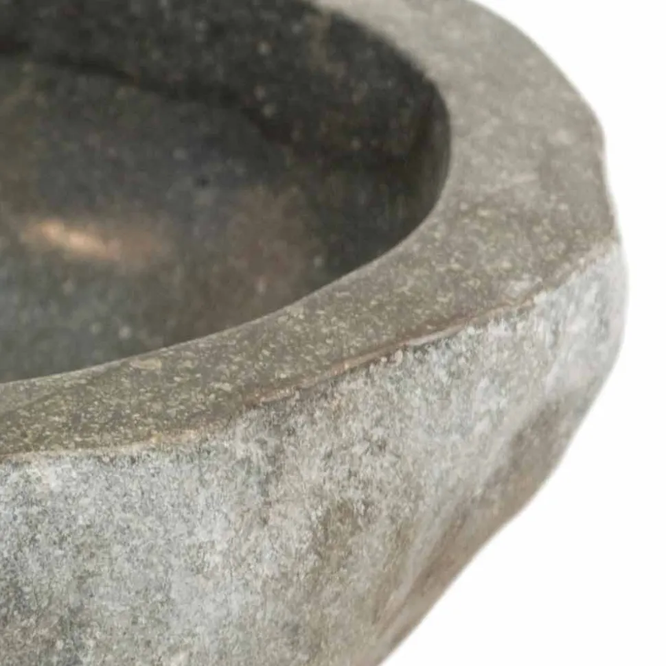 Lavabo da appoggio per bagno Kai Small in pietra naturale, pezzo unico
