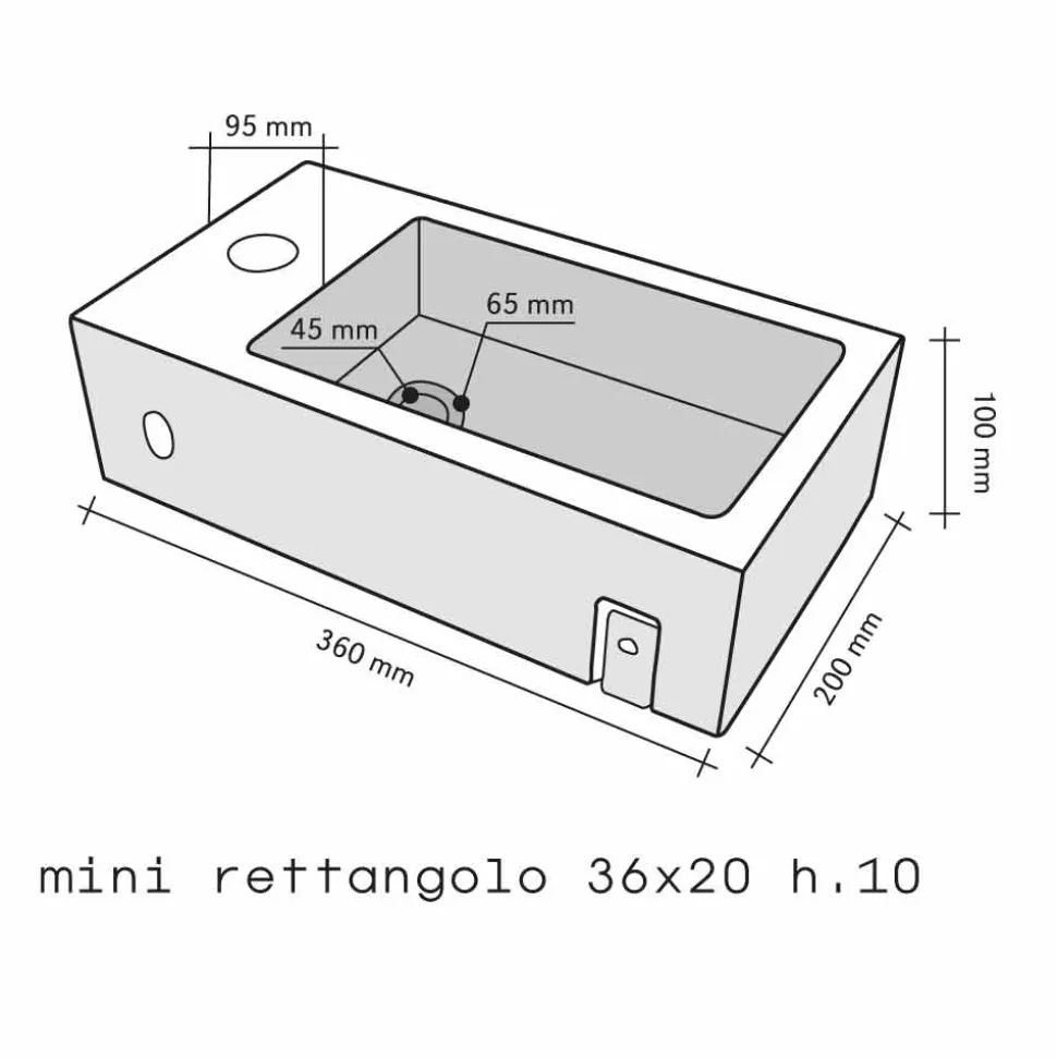 Lavabo da Appoggio rettangolare in Onice Bintan, design e stile