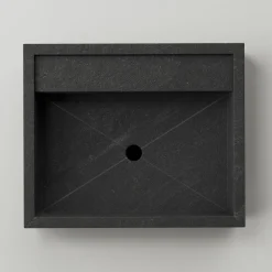Lavabo da Appoggio Rettangolare in Gres Porcellanato Made in Italy - Cervia